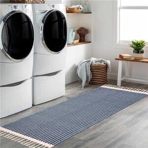 Boho Kitchen Runner, 2x6 Laundry Room Rug Lightweight Runners for Hallways